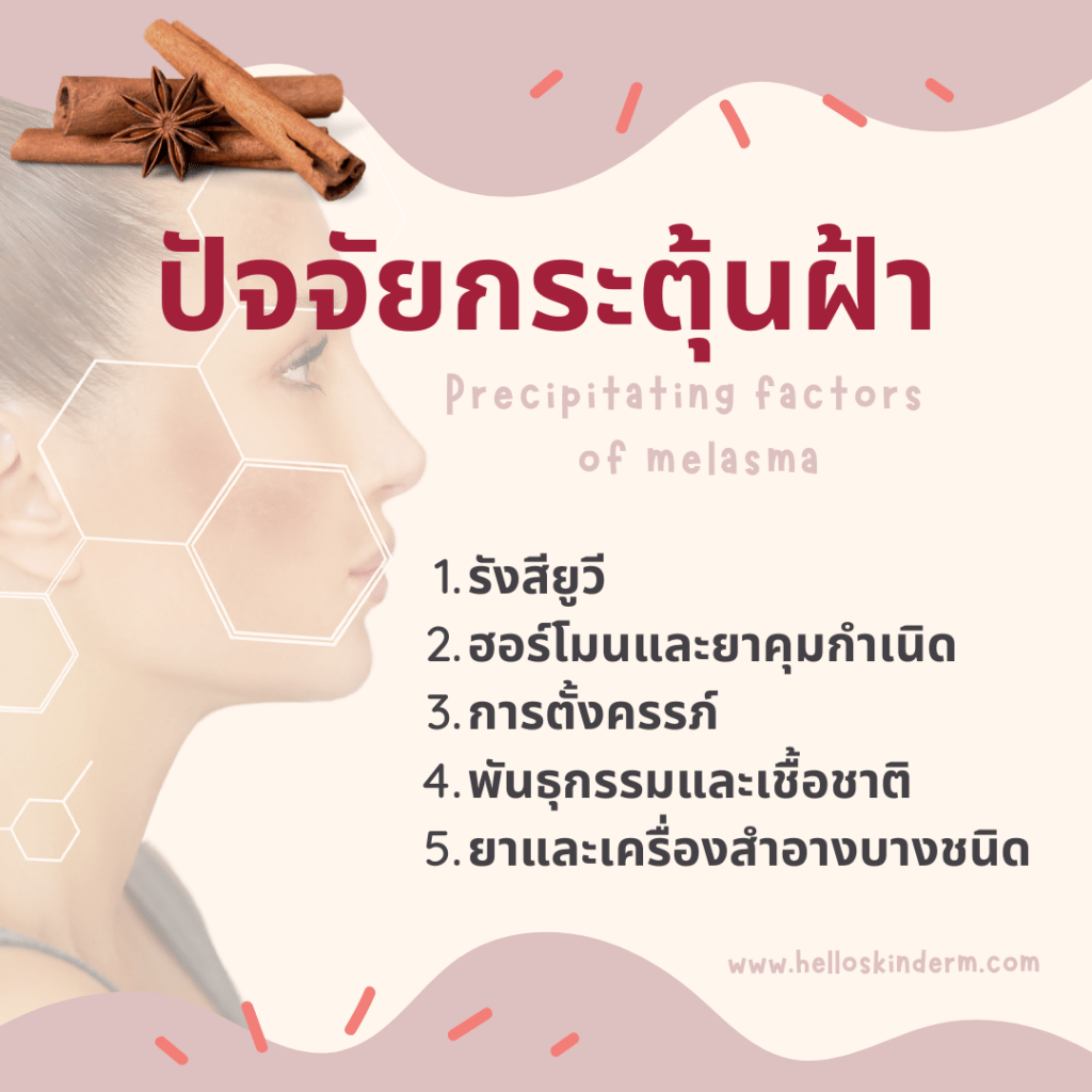 ปัจจัยกระตุ้นฝ้า​